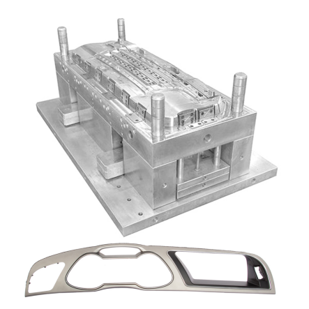 久泰JMJT模具制造的汽车门板塑料件模具